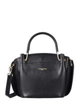 Handtas Foulonn Double Leder Lancaster Zwart foulonne double 18