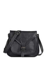 Cross Body Tas Vintage Leder Paul marius Roze vintage BESACE