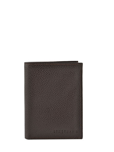Longchamp Le foulonn Portefeuille Bruin