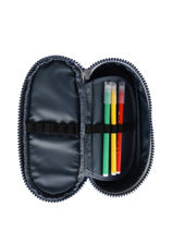 Pennenzak 1 Compartiment Kipling Blauw back to school / pbg PBG12908-vue-porte