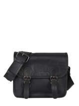 Cross Body Tas La Sacoche Leder Paul marius Roze vintage S