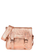 Cross Body Tas La Sacoche Leder Paul marius Goud vintage S