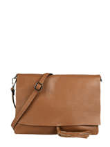 Cross Body Tas Caviar Leder Milano Bruin caviar CA21062