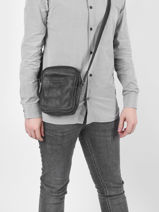 Cross Body Tas Joseph Leder Arthur & aston Zwart marco 7-vue-porte