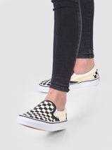 Sneakers Classic Slip-on Vans Zwart boy EYEBWW1-vue-porte