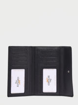 Portefeuille Foulonn Leder Yves renard Zwart foulonne 29439-vue-porte
