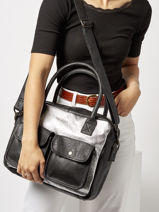 Documententas Dandy Argento Leder Paul marius Roze argento DANDYARG-vue-porte