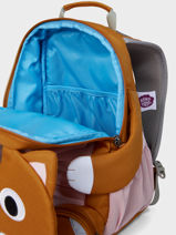 Rugzak Affenzahn Bruin large friends AFZ-FAL2-vue-porte