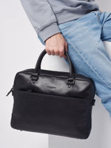 Documententas Lancaster Roze soft vintage homme 31-vue-porte