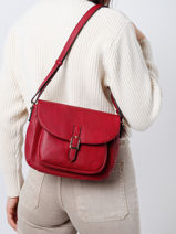 Cross Body Tas Toscane Toscane Hexagona Rood toscane 579734-vue-porte