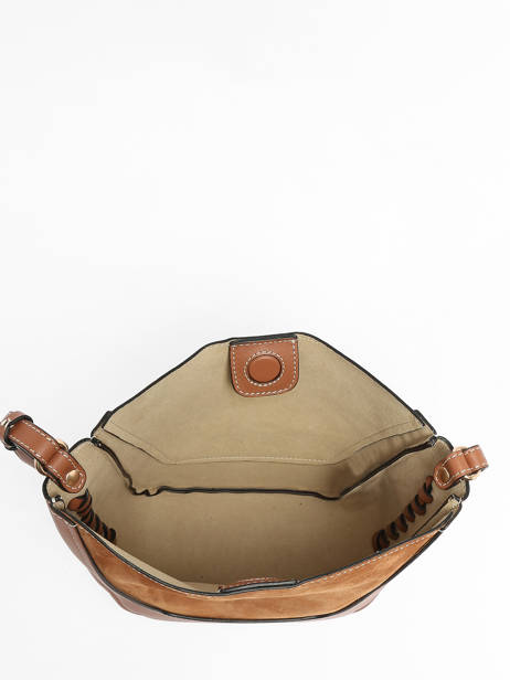 Cross Body Tas Lou Leder Vanessa bruno Bruin lou 88V40905 ander zicht 3
