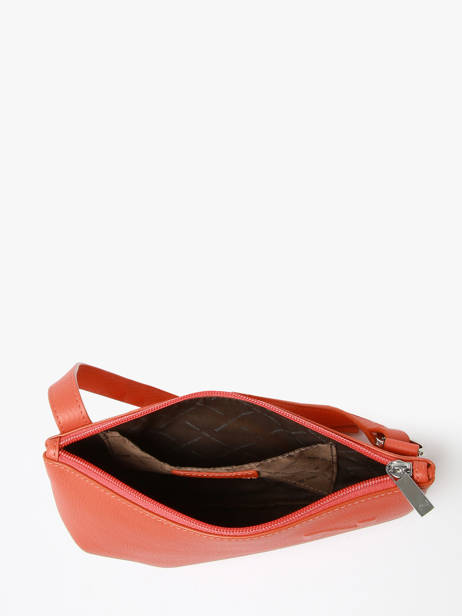 Cross Body Tas City Perle Leder Nathan baume Oranje n city N1811000 ander zicht 3