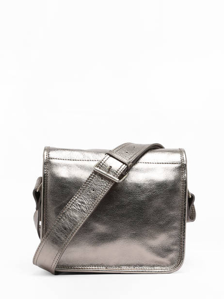 Cross Body Tas La Sacoche Leder Paul marius Grijs vintage S ander zicht 4