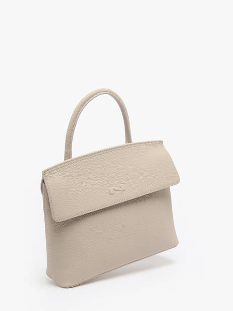 Cross Body Tas Clarita Leder Nathan baume Beige nathan 18 ander zicht 2