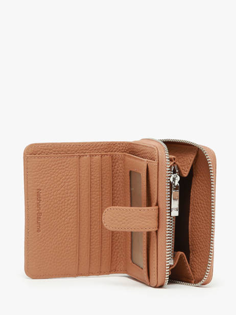 Portefeuille Original N Leder Nathan baume Bruin original n 82910 ander zicht 1