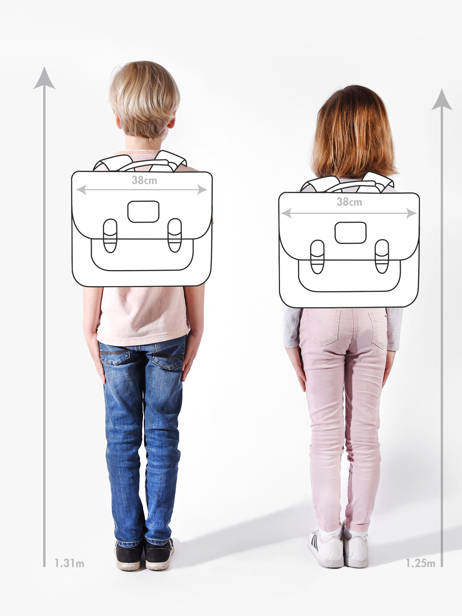 Boekentas It Bag Midi 2 Compartimenten Jeune premier Blauw daydream boys B ander zicht 1