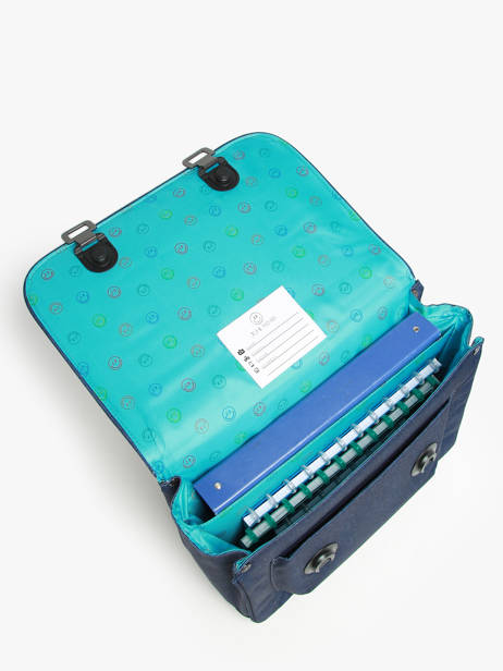 Boekentas It Bag Midi 2 Compartimenten Jeune premier Blauw daydream boys B ander zicht 3