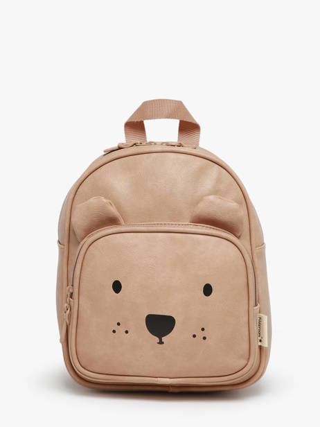 Mini Rugzak Kidzroom Beige beary excited 4725