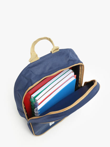 Rugzak 1 Compartiment Federat. france football Blauw fff 23DX201S ander zicht 3