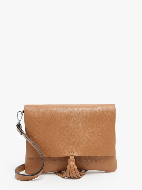 Cross Body Tas Caviar Leder Milano Bruin caviar CA22112