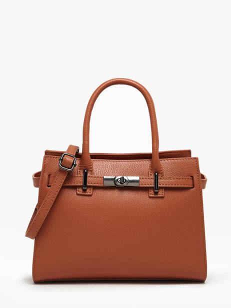 Handtas Caviar Leder Milano Bruin caviar CA24063