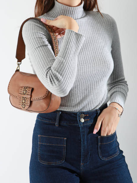 Cross Body Tas Heritage Leder Biba Bruin heritage COD1L ander zicht 1