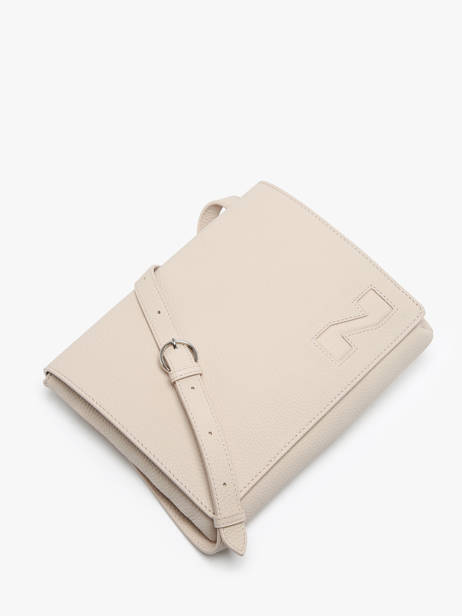 Cross Body Tas Brugge Leder Nathan baume Beige n city 2 ander zicht 2