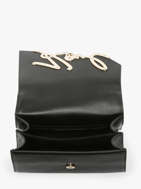 Cross Body Tas K Signature Leder Karl lagerfeld Zwart k signature A1W30036 ander zicht 2