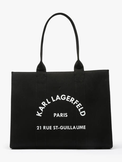 Schoudertas Rsg Katoen Karl lagerfeld Zwart rsg A1W50009
