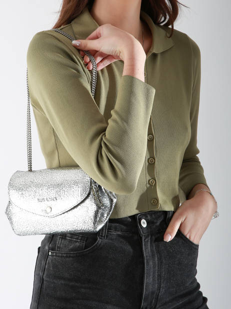 Cross Body Tas Gustave L Miroir Paul marius Zilver miroir GUSTLMIR ander zicht 1