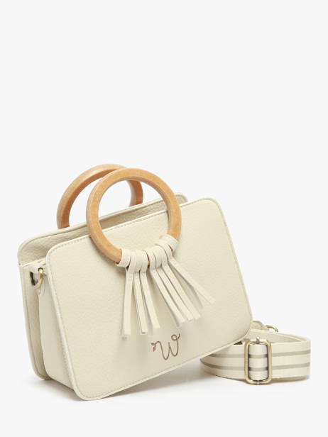 Crossbody Tas S Camomille Woomen Beige camomille WCAO1S ander zicht 2