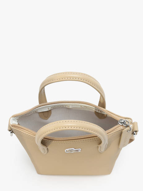 Cross Body Tas L.12.12 Concept Lacoste Beige l.12.12 concept NF2609PO ander zicht 3