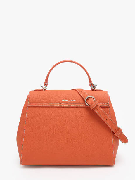 Handtas Ginkgo Leder Nathan baume Oranje ginkgo 1 ander zicht 4