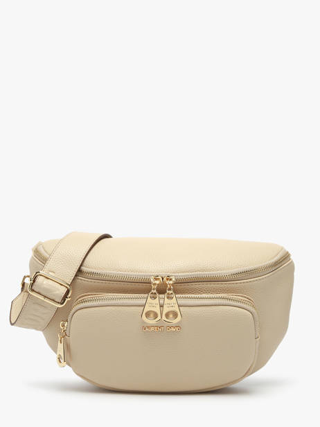 Cross Body Belt Bag Estee Laurent david Beige ld bags 901