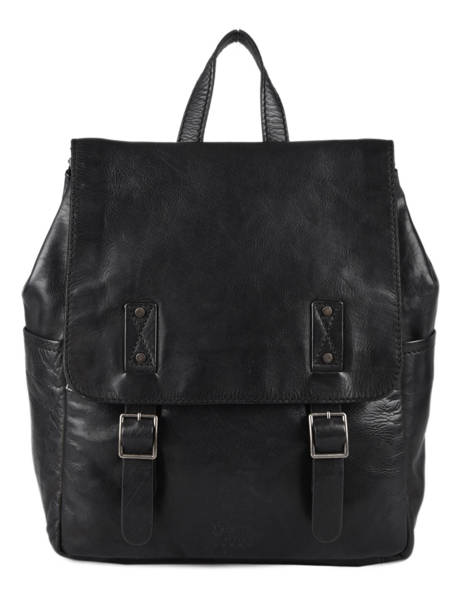 Rugzak Basilic pepper Zwart traveler - 00BTRA05 ander zicht 1