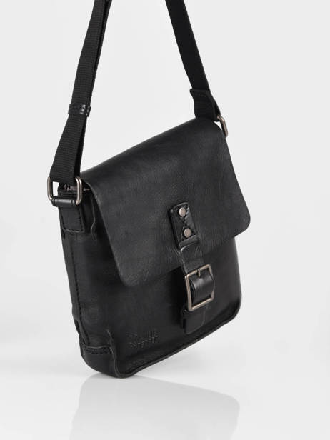 Cross Body Tas Basilic pepper Zwart traveler BTRA03 ander zicht 3