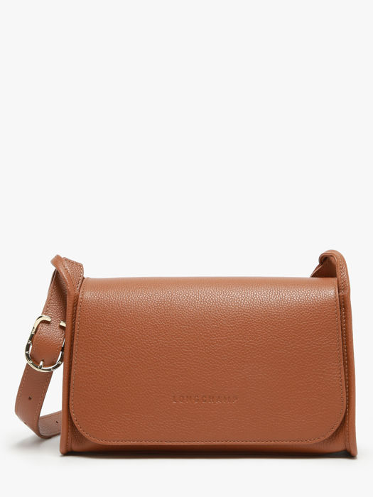 Longchamp Le foulonné Cross bodytas Bruin