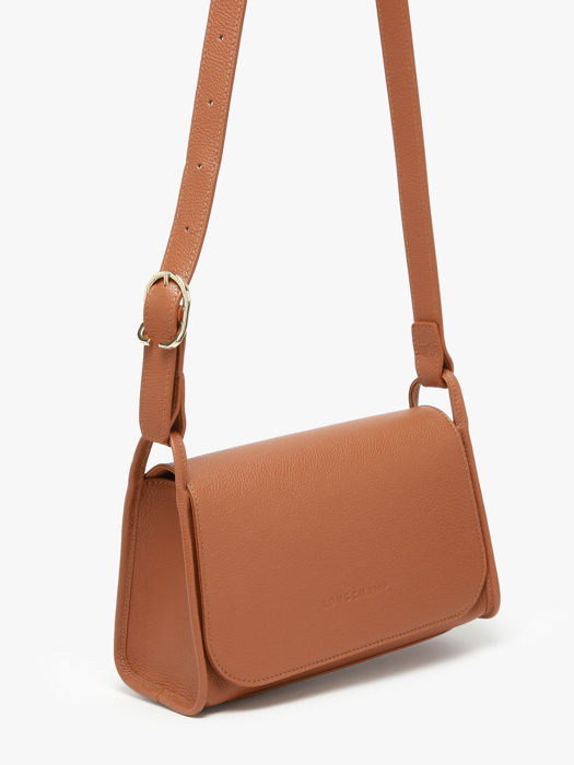 Longchamp Le foulonné Cross bodytas Bruin