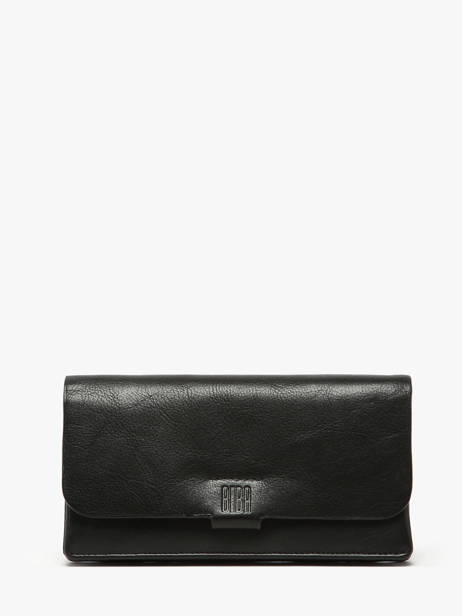 Portefeuille Leder Biba Zwart wallet VET2L