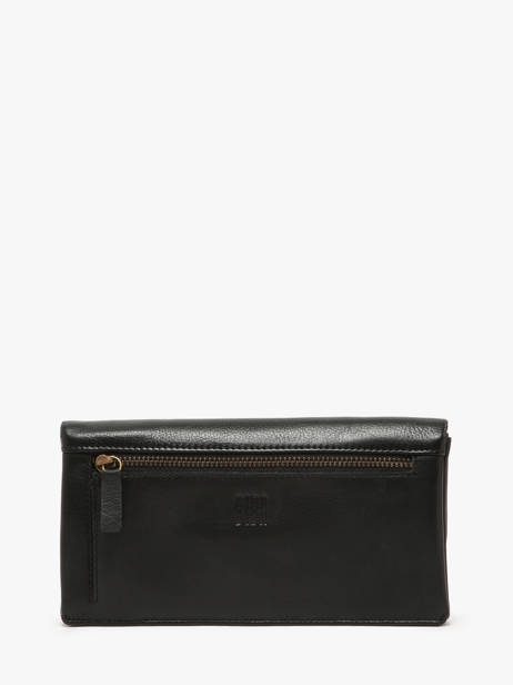 Portefeuille Leder Biba Zwart wallet VET2L ander zicht 2
