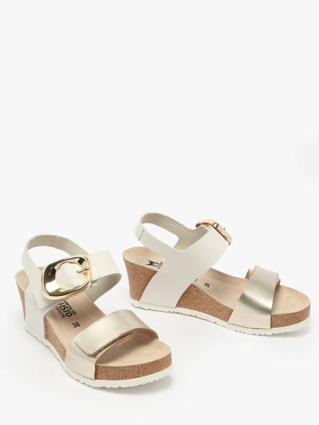 Sandalen Leandre Uit Leder Mephisto Goud women P5146894 ander zicht 1