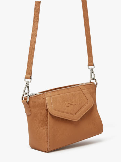 Cross Body Tas Candy Leder Nathan baume Bruin candy 7 ander zicht 2
