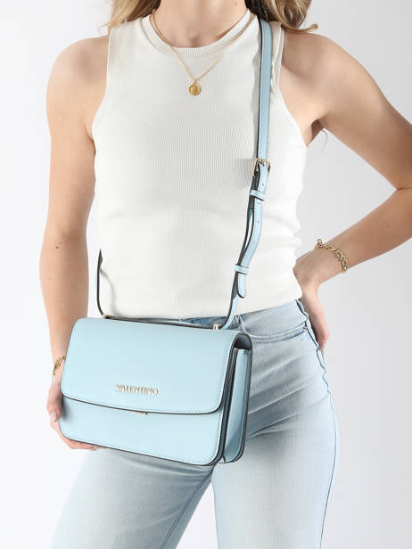 Cross Body Tas Flap Re Valentino Blauw flap re VBS8ZT09 ander zicht 1