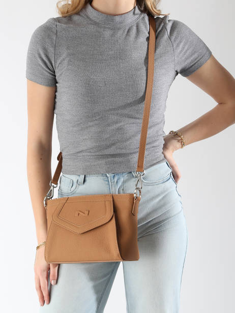 Cross Body Tas Candy Leder Nathan baume Bruin candy 7 ander zicht 1