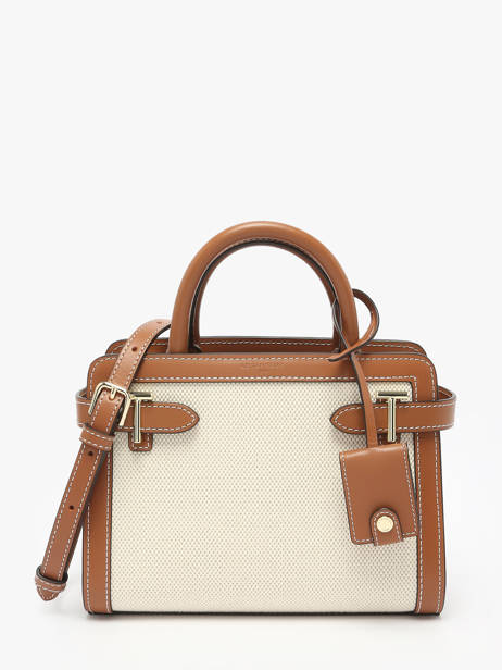 Handtas Emily Leder Le tanneur Beige emily TEMI16B1