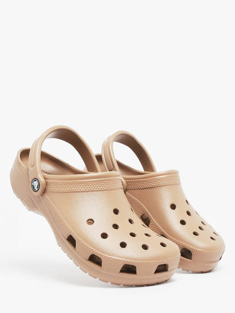 Slippers Classic Bone Crocs Bruin women 10001 ander zicht 1