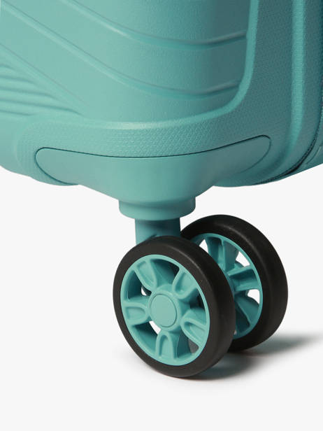 Harde Reiskoffer Airconic American tourister Blauw airconic 88G002 ander zicht 2