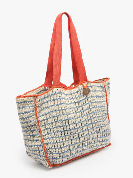 Schoudertas Over The Rainbow Katoen Le voyage en panier Blauw over the rainbow PM870 ander zicht 2