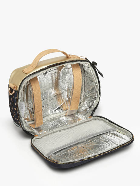 Lunchtas Cameleon Blauw vintage fantasy BL24 ander zicht 2