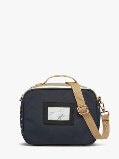 Lunchtas Cameleon Blauw vintage fantasy BL24 ander zicht 3